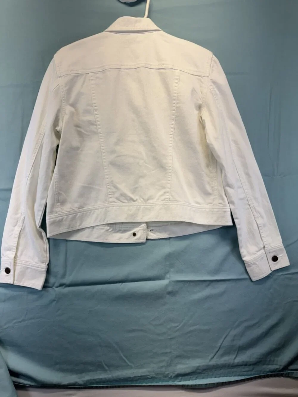 Lauren Jean Company Women's White Jacket Sz L - Picture 2 of 5